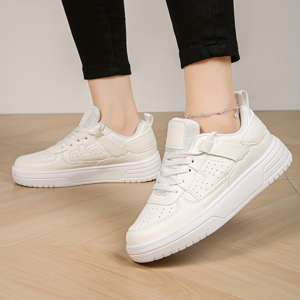 womens stylish flat sneakers casual alce up outdoor shoes womens comfortable low top shoes details 6